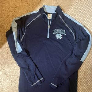 UNC North Carolina Tarheels 1/4 zip. EUC